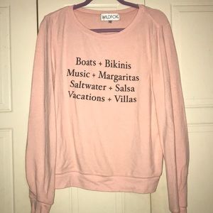 Wildfox pink sweater